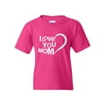 thumbnail image 1 of Artix - Big Girls T-Shirts and Tank Tops - I Love You Mom, 1 of 5
