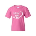 thumbnail image 1 of Artix - Big Girls T-Shirts and Tank Tops - I Love You Mom, 1 of 5