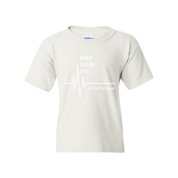 Artix - Big Girls T-Shirts and Tank Tops - Keep Calm Ok Not That Calm