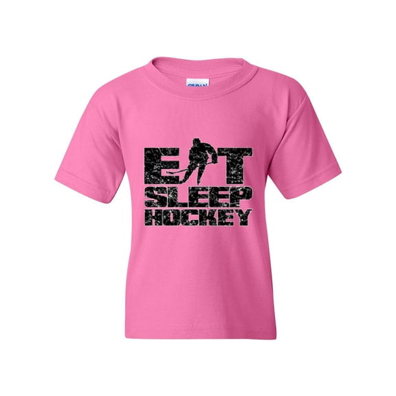 Artix - Big Girls T-Shirts and Tank Tops, up to Big Girls Size 24 - Eat Sleep Hockey
