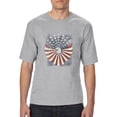thumbnail image 1 of Artix - Big Men's T-Shirt - American Flag 4th of July, 1 of 5