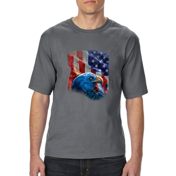 Artix - Big Men's T-Shirt - American Flag 4th of July