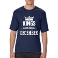 thumbnail image 1 of Artix - Big Men's T-Shirt - Birthday Gift Kings Are Born in December, 1 of 5