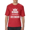 thumbnail image 1 of Artix - Big Men's T-Shirt - Birthday Gift Kings Are Born in December, 1 of 5