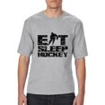 thumbnail image 1 of Artix - Big Men's T-Shirt - Eat Sleep Hockey, 1 of 5