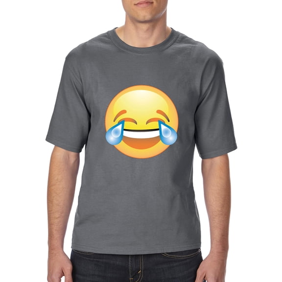 Artix - Big Men's T-Shirt - Emoji Laughing Tears