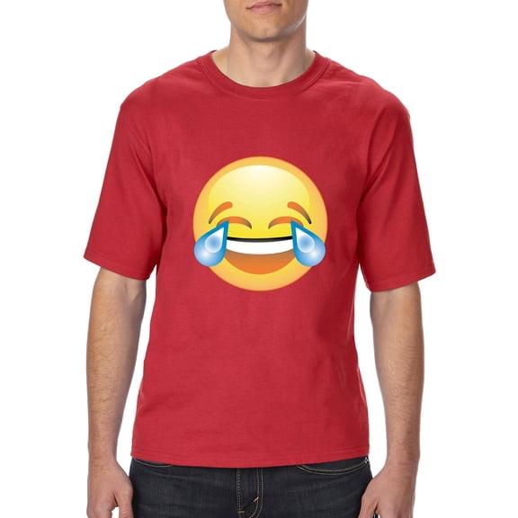 Artix - Big Men's T-Shirt - Emoji Laughing Tears