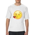 thumbnail image 1 of Artix - Big Men's T-Shirt - Emoji Winky Face, 1 of 5