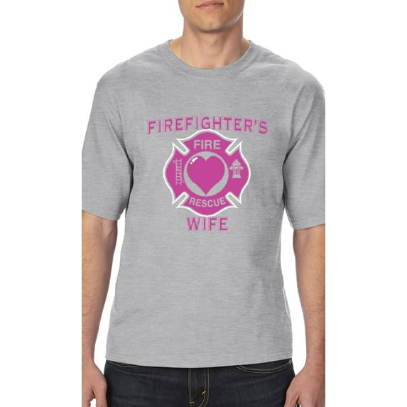 Artix - Big Men's T-Shirt - Firefighter`s Wife
