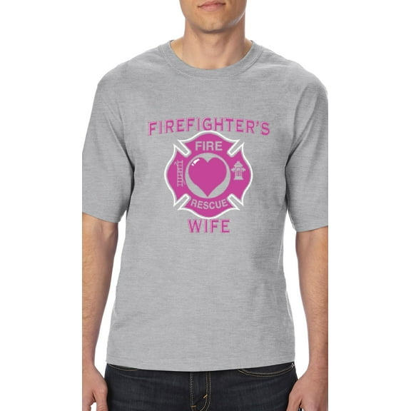 Artix - Big Men's T-Shirt - Firefighter`s Wife