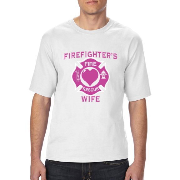 Artix - Big Men's T-Shirt - Firefighter`s Wife