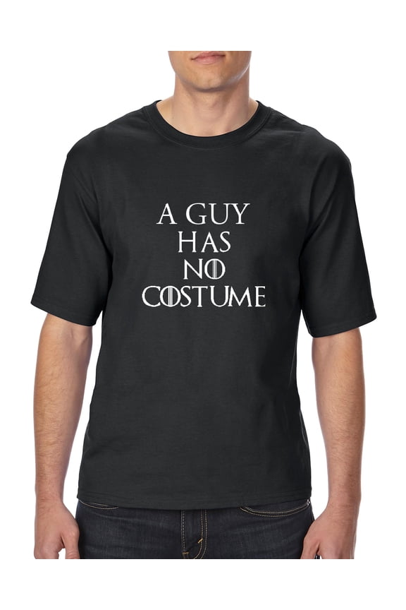 Artix - Big Men's T-Shirt - Halloween Costume Guy Has No Costume