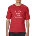 thumbnail image 1 of Artix - Big Men's T-Shirt - Halloween Costume Guy Has No Costume, 1 of 5