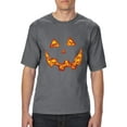 thumbnail image 1 of Artix - Big Men's T-Shirt - Halloween Costume Pumpkin Face, 1 of 5