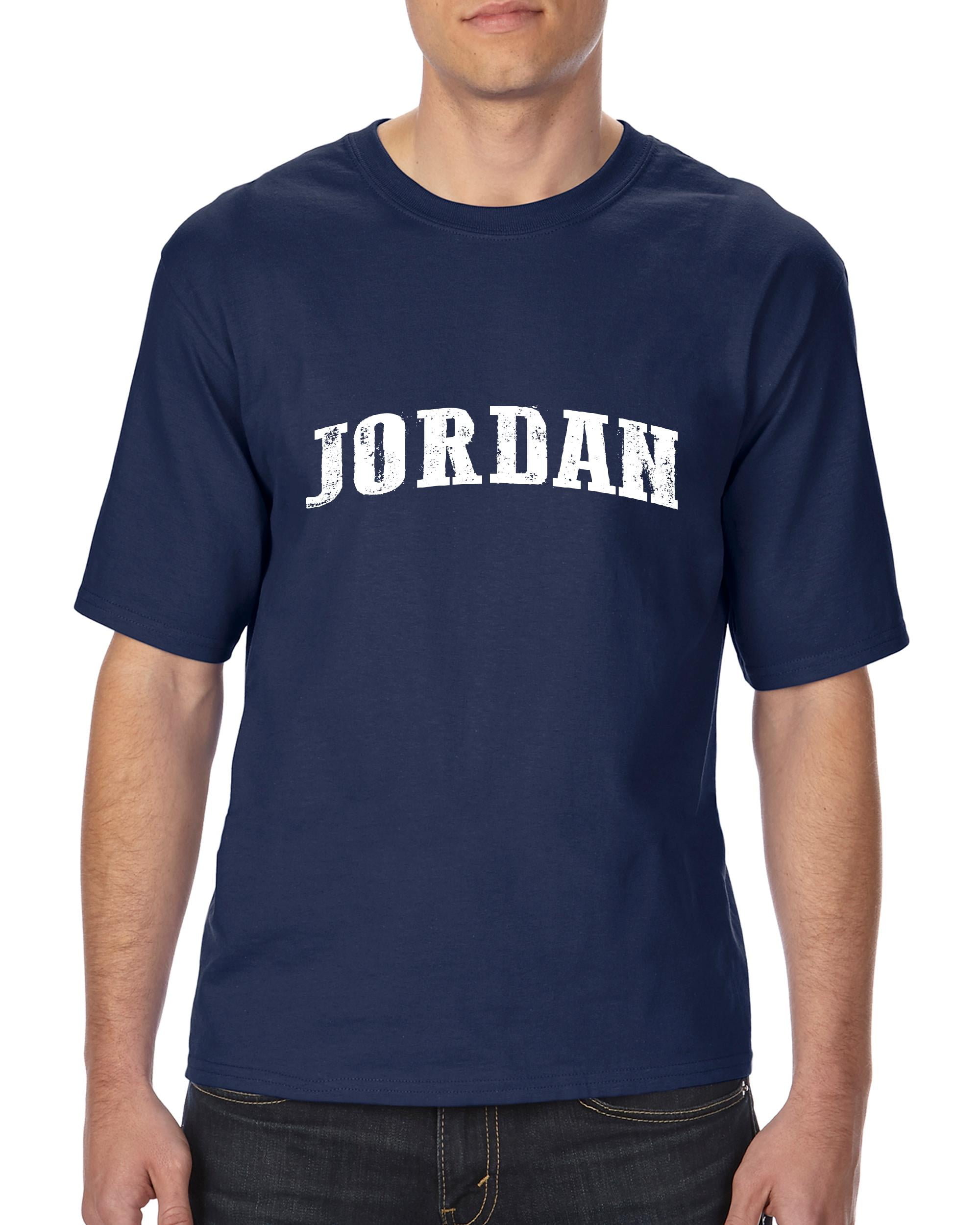 blue jordan shirts