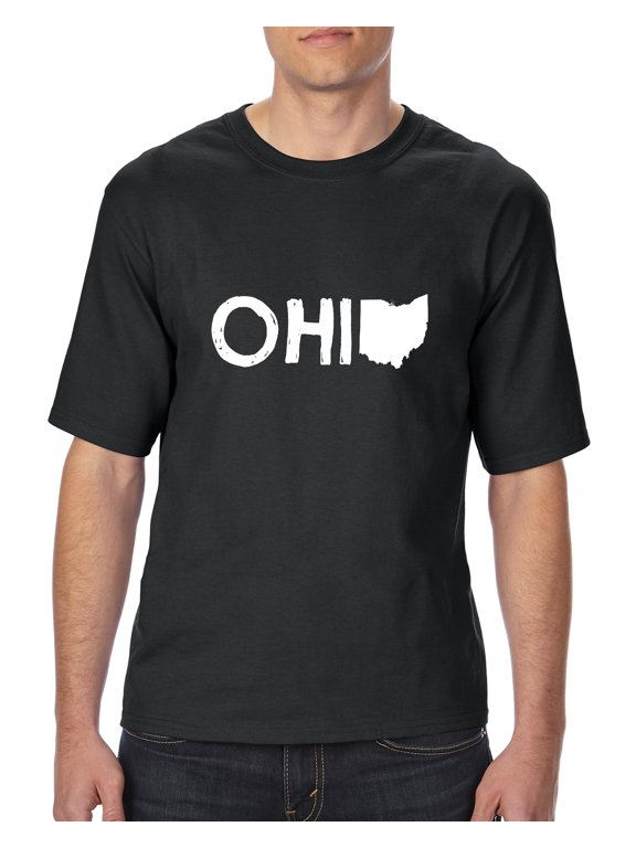 - Big Men's T-Shirt - Ohio Map
