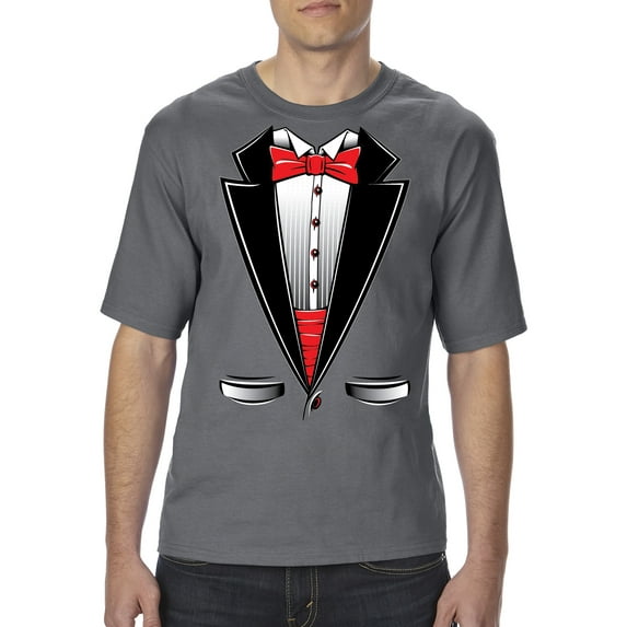 Artix - Big Men's T-Shirt - Tuxedo Prom Costume