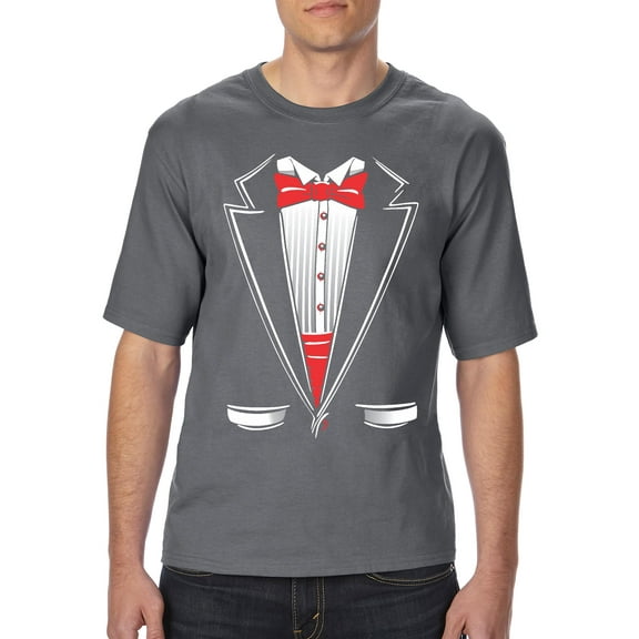 Artix - Big Men's T-Shirt - Tuxedo Prom Costume