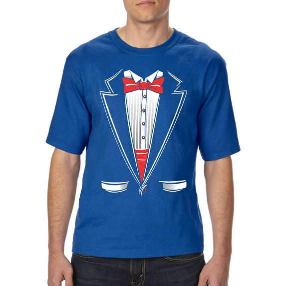 Artix - Big Men's T-Shirt - Tuxedo Prom Costume