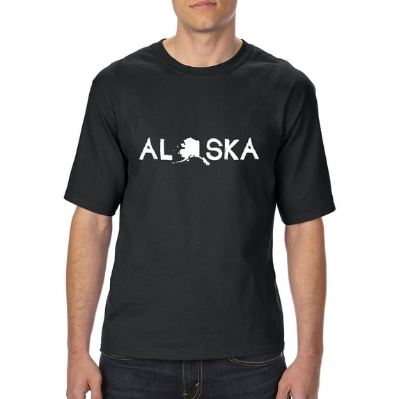 Artix - Big Men's T-Shirt, up to Tall Size 3XLT - Alaska