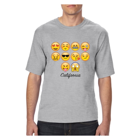 Artix - Big Men's T-Shirt, up to Tall Size 3XLT - Emoji Entourage