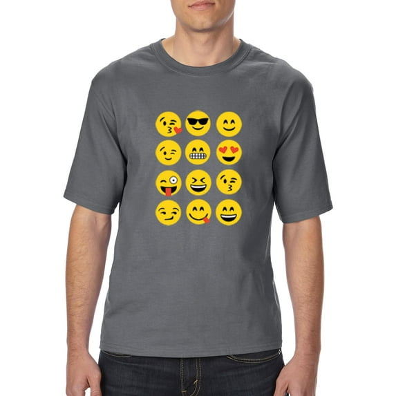 Artix - Big Men's T-Shirt, up to Tall Size 3XLT - Emoji Group
