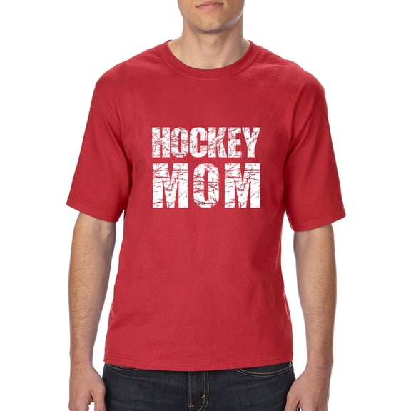 Artix - Big Men's T-Shirt, up to Tall Size 3XLT - Hockey Mom