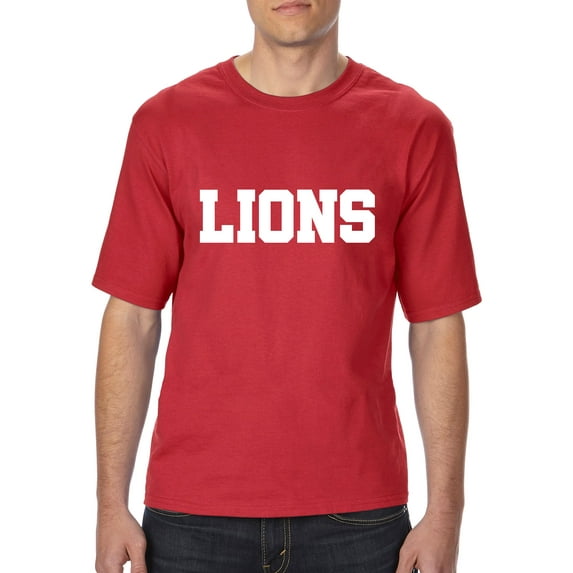 Artix - Big Men's T-Shirt, up to Tall Size 3XLT - Lions