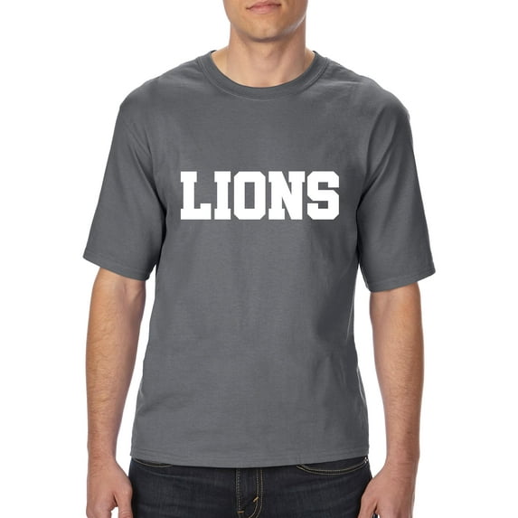 Artix - Big Men's T-Shirt, up to Tall Size 3XLT - Lions