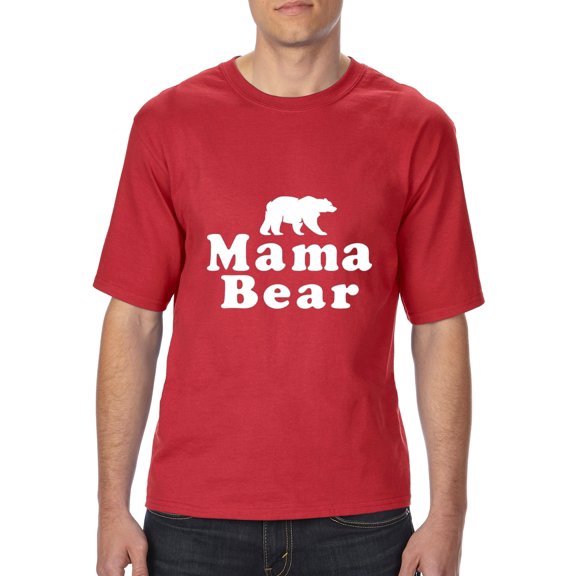 Artix - Big Men's T-Shirt, up to Tall Size 3XLT - Mama Bear