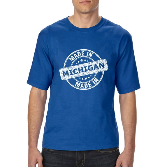 Artix - Big Men's T-Shirt, up to Tall Size 3XLT - Michigan Made