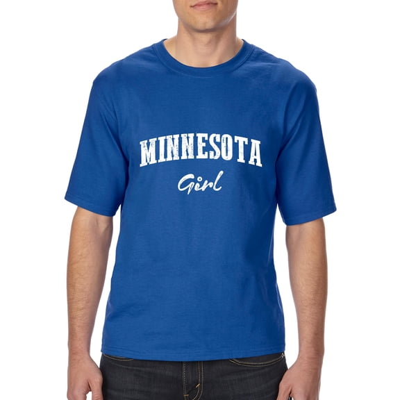 Artix - Big Men's T-Shirt, up to Tall Size 3XLT - Minnesota Girl