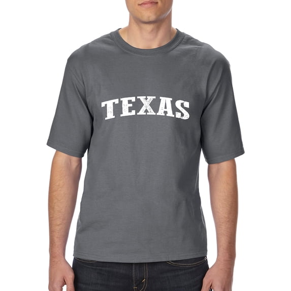 Artix - Big Men's T-Shirt, up to Tall Size 3XLT - Texas