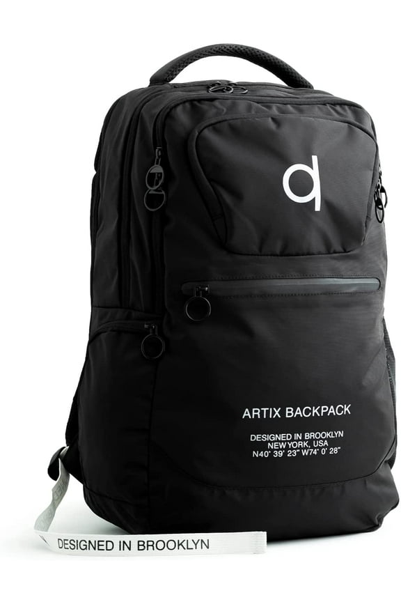 Comfortable Laptop Travel Backpack  Fits up to 17.3-inch Laptop  Functional Water Resistant Bag  Computer Business Backpacks for Work [Black & Grey]