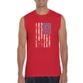 thumbnail image 1 of Artix - Men's Graphic T-Shirt Sleeveless - American Flag 4th of July, 1 of 5
