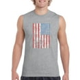 thumbnail image 1 of Artix - Men's Graphic T-Shirt Sleeveless - American Flag 4th of July, 1 of 5