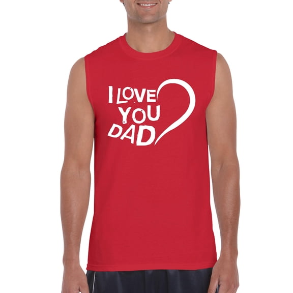 Artix - Men's Graphic T-Shirt Sleeveless - Dad I Love You