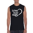 thumbnail image 1 of Artix - Men's Graphic T-Shirt Sleeveless - Dad I Love You, 1 of 5
