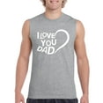 thumbnail image 1 of Artix - Men's Graphic T-Shirt Sleeveless - Dad I Love You, 1 of 5