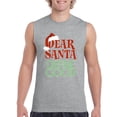 thumbnail image 1 of Artix - Men's Graphic T-Shirt Sleeveless - Dear Santa, 1 of 5
