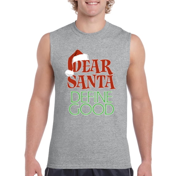 Artix - Men's Graphic T-Shirt Sleeveless - Dear Santa