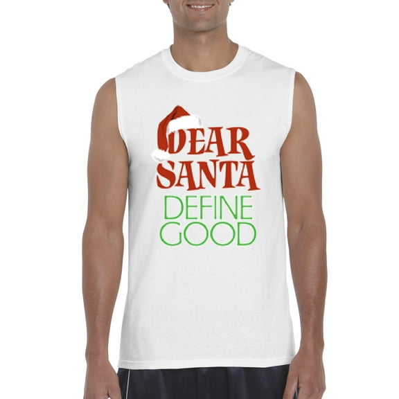 Artix - Men's Graphic T-Shirt Sleeveless - Dear Santa