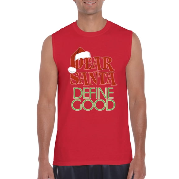 Artix - Men's Graphic T-Shirt Sleeveless - Dear Santa