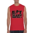 thumbnail image 1 of Artix - Men's Graphic T-Shirt Sleeveless - Eat Sleep Hockey, 1 of 5