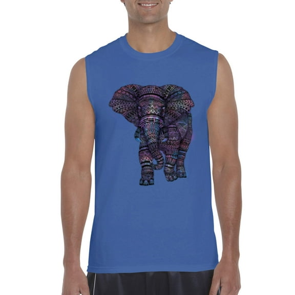 Artix - Men's Graphic T-Shirt Sleeveless - Elephant
