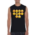 thumbnail image 1 of Artix - Men's Graphic T-Shirt Sleeveless - Emoji Entourage, 1 of 5
