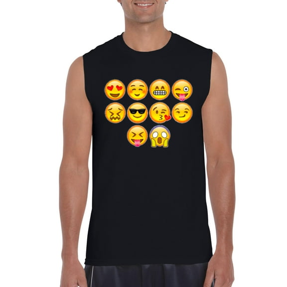 Artix - Men's Graphic T-Shirt Sleeveless - Emoji Entourage