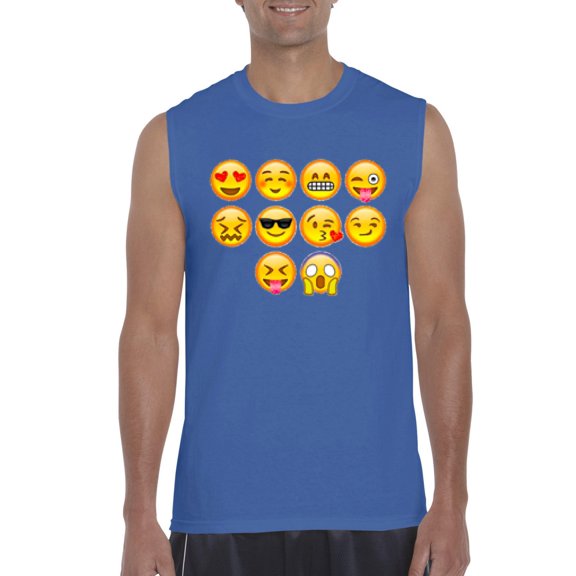 Artix - Men's Graphic T-Shirt Sleeveless - Emoji Entourage