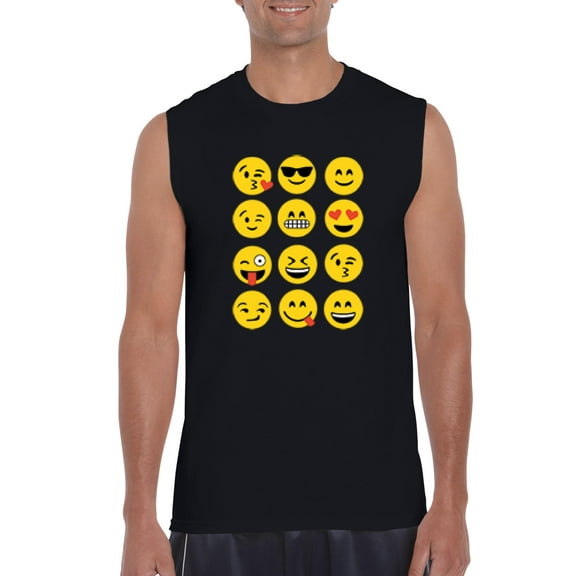 Artix - Men's Graphic T-Shirt Sleeveless - Emoji Group
