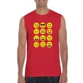 thumbnail image 1 of Artix - Men's Graphic T-Shirt Sleeveless - Emoji Group, 1 of 5